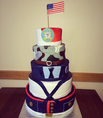 Veterans Day Themed Cake